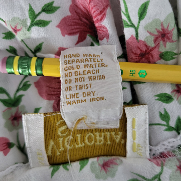 Victoria's Secret Cottagecore Floral Slip Dress Chemise Babydoll Small Lace Pink - Picture 15 of 15